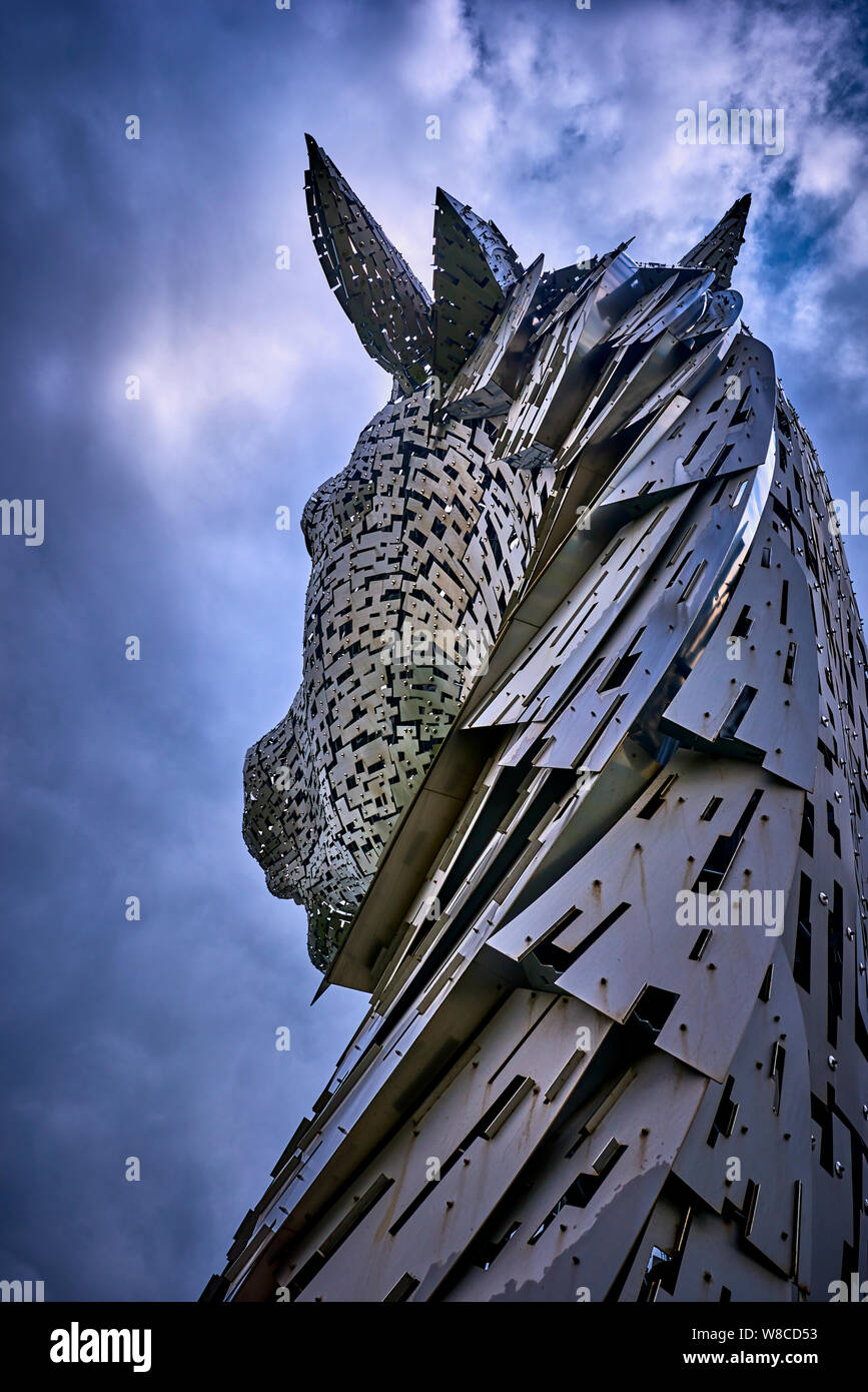 The Kelpies (KLB) Stock Photo