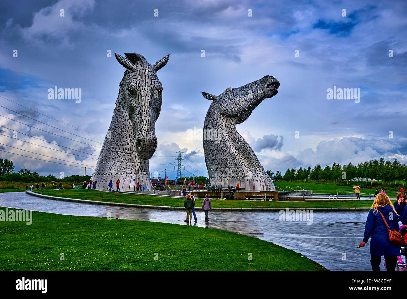 The Kelpies (KLB Stock Photo Alamy