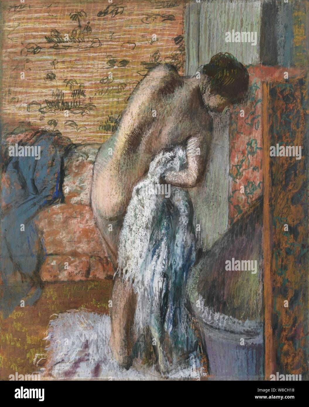 Apres le Bain Art Print by Edgar Degas | King & McGaw