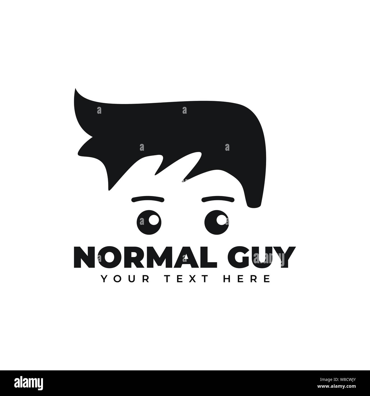 Normal Guy Graphic Design Template Illustration Isolated Stock Normal Guy Graphic Design Template Illustration Isolated Stock