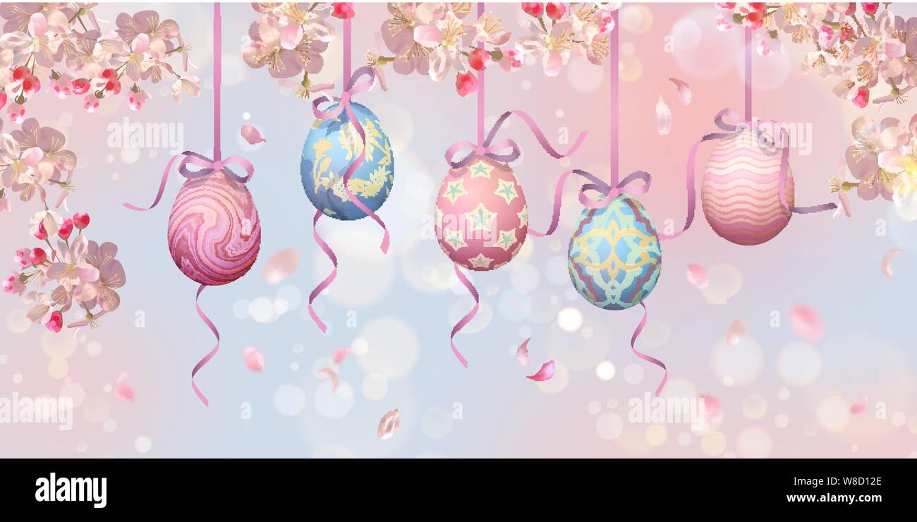 Easter Vector Background Stock Vector