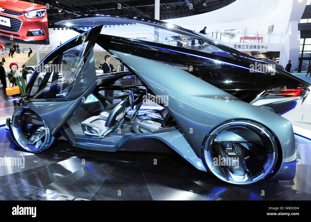 A Chevrolet FNR concept car is on display during the 16th Shanghai ...