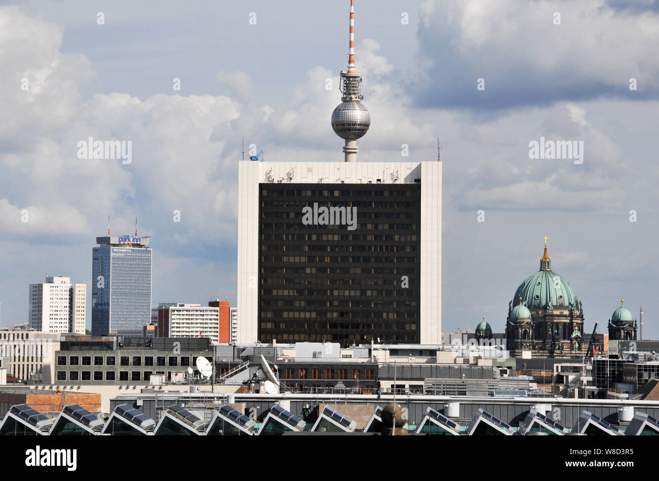 skyline, Berlin, Germany Stock Photo