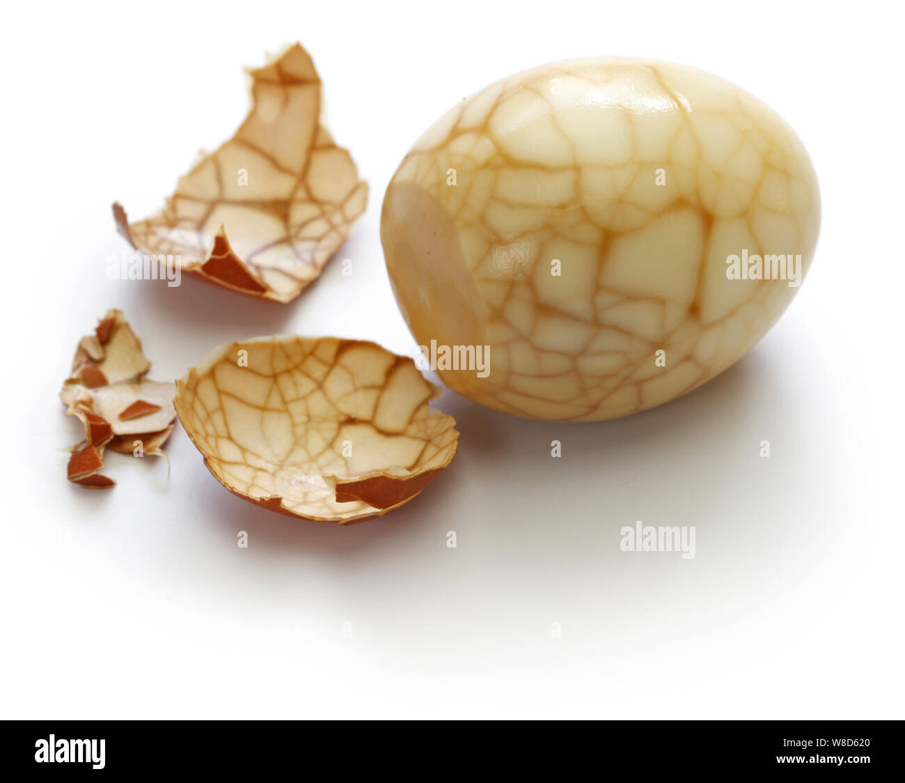 homemade tea eggs, Taiwanese food Stock Photo