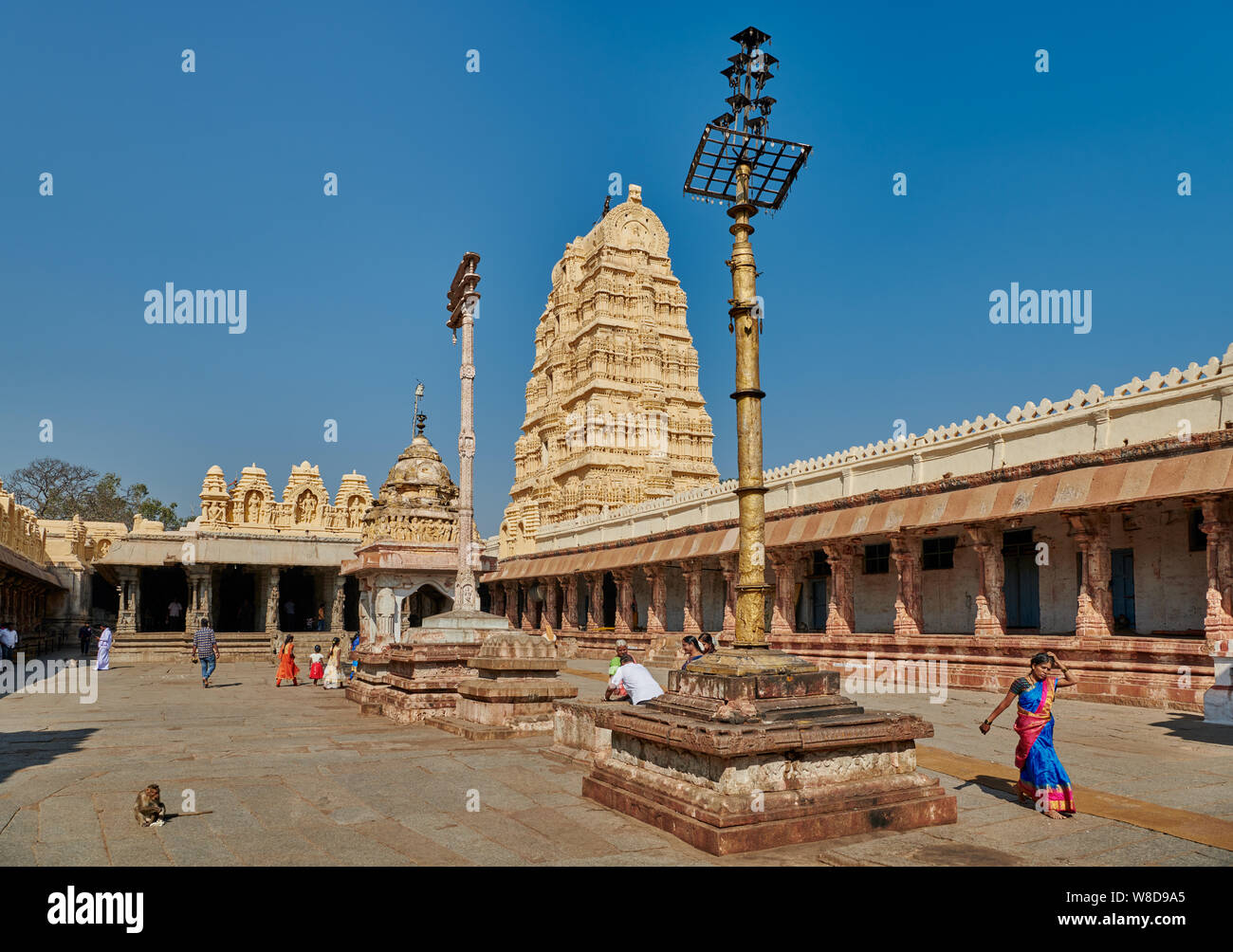 Columns of Vitthala Temple in Hampi, Karnataka, India. Ancient ruins of Vijayanagara Empire. UNESCO World Heritage Site Stock Photo | Adobe Stock