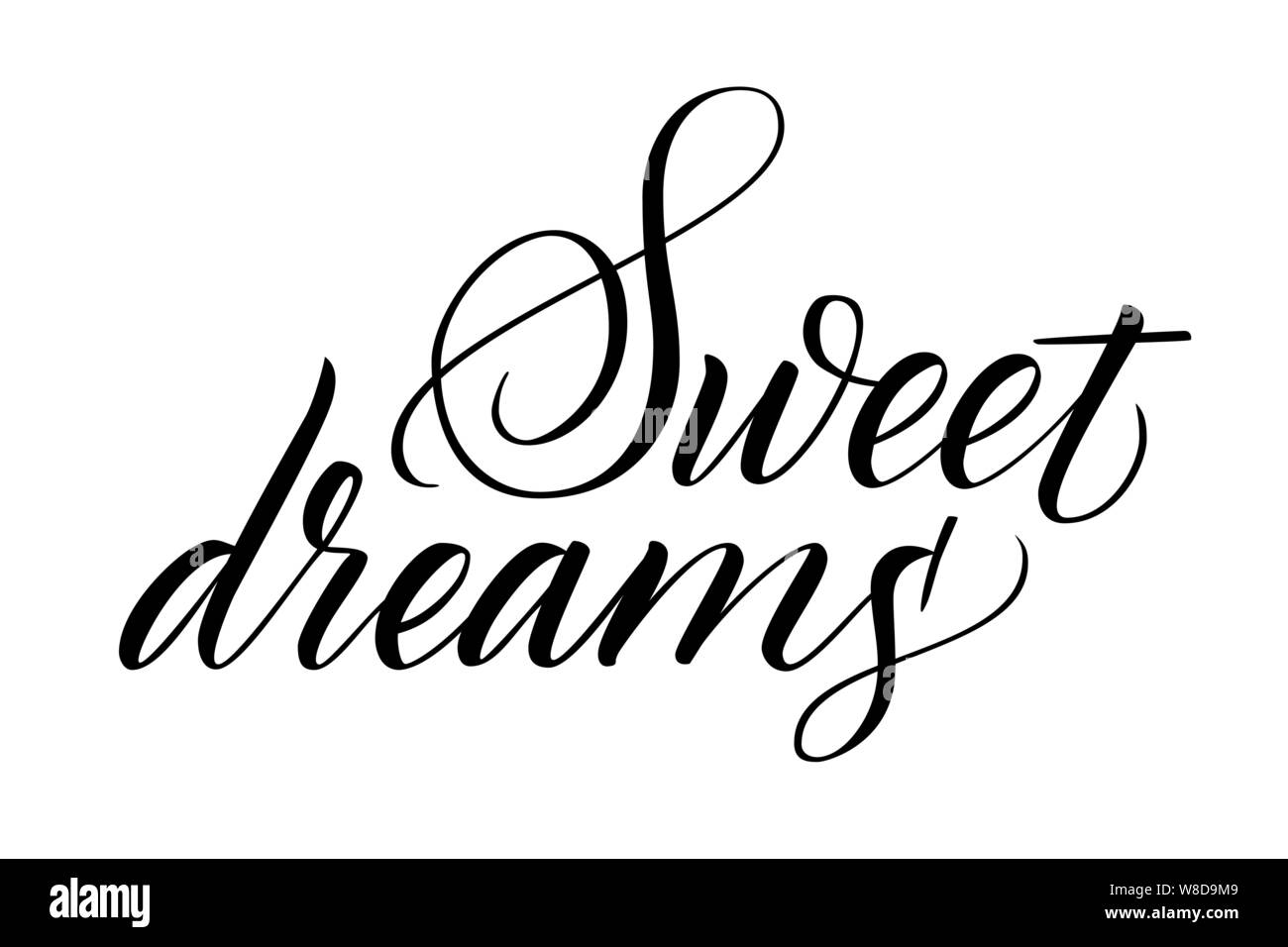 Sweet dreams stock vector. Illustration of slumber, retro - 53484654