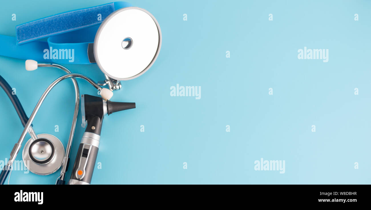 Instrument for check ear nose throat by ENT doctor Stock Photo Alamy