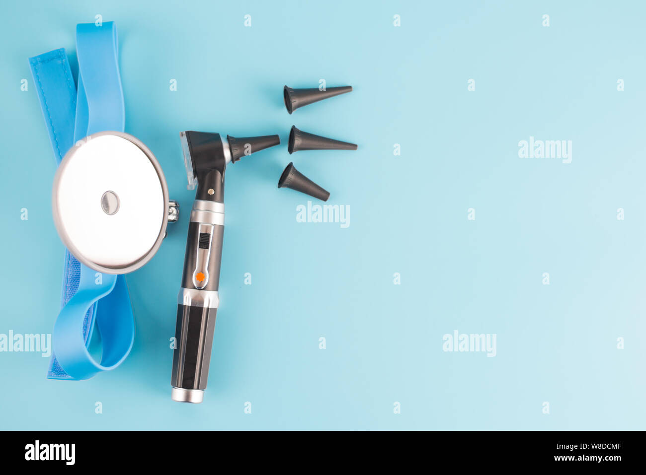 Instrument for check ear nose throat by ENT doctor Stock Photo Alamy