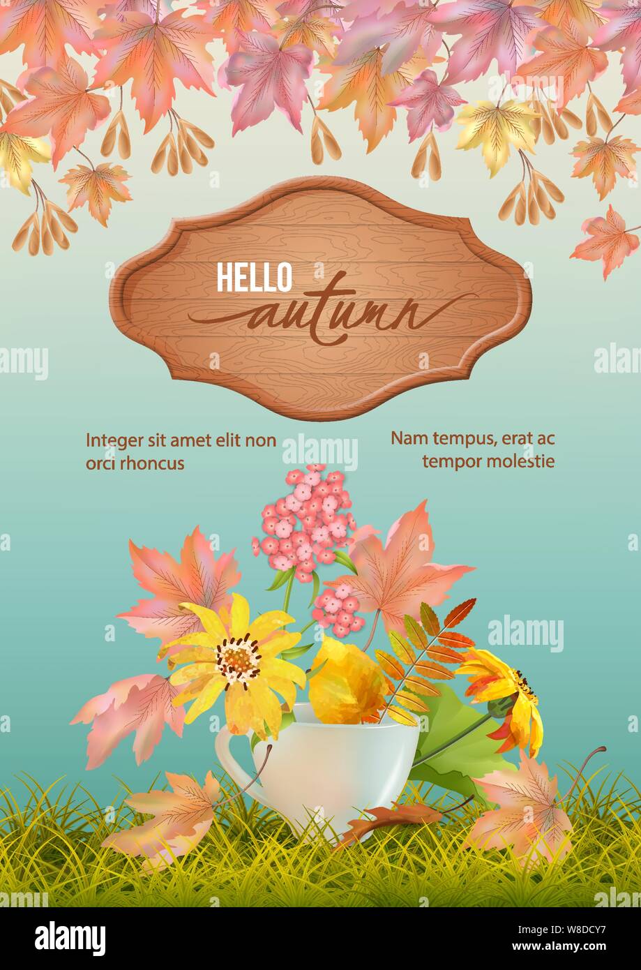 Vector Autumn Background Stock Vector