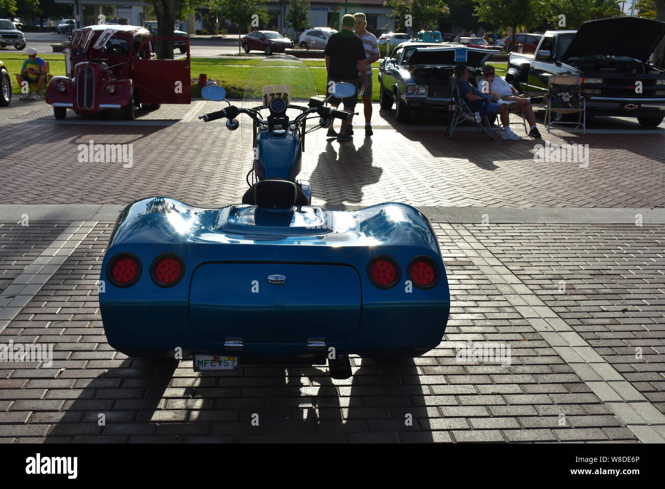 These images of a Harley Davidson Trike were taken at the Cruisin