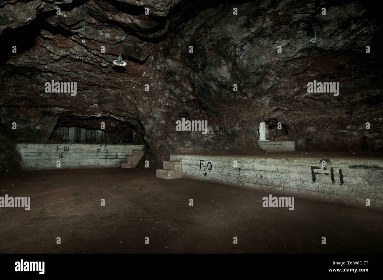 RAF Fauld Underground Munition Tunnels Staffordshire 2013. RAF