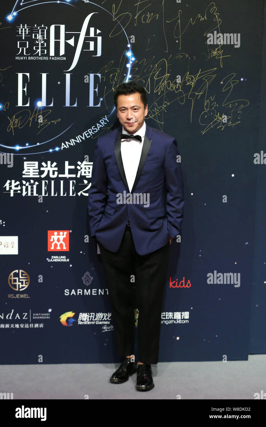 Wang Zhonglei, CEO of Huayi Brothers Media Corporation, poses at the ...
