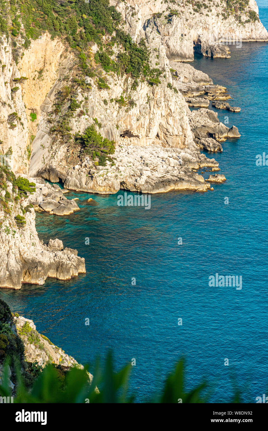 Italy, Capri, view of the Faraglioni bay Stock Photo - Alamy