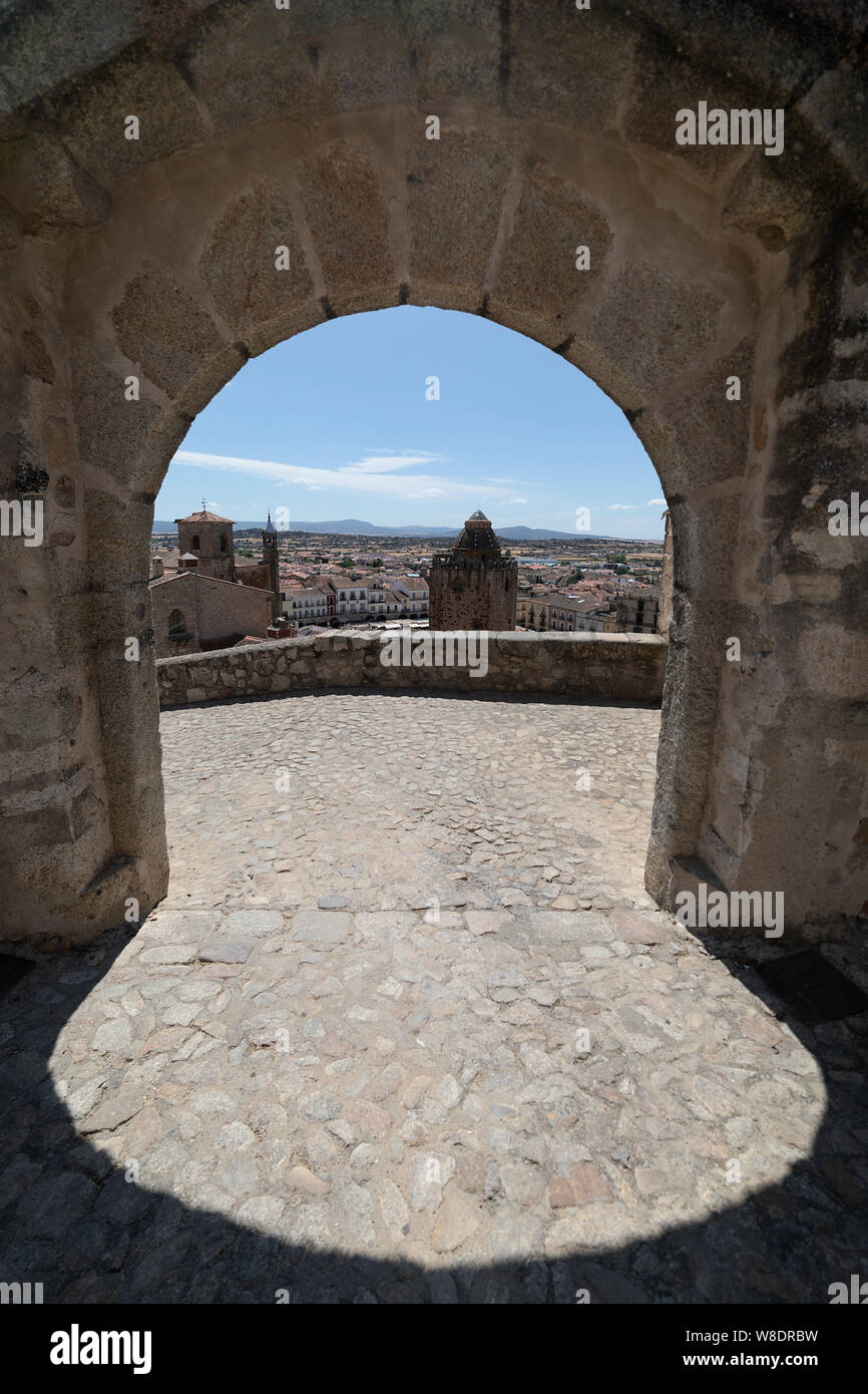 Trujillo ancient city in caceres, extramadura,Spain Stock Photo