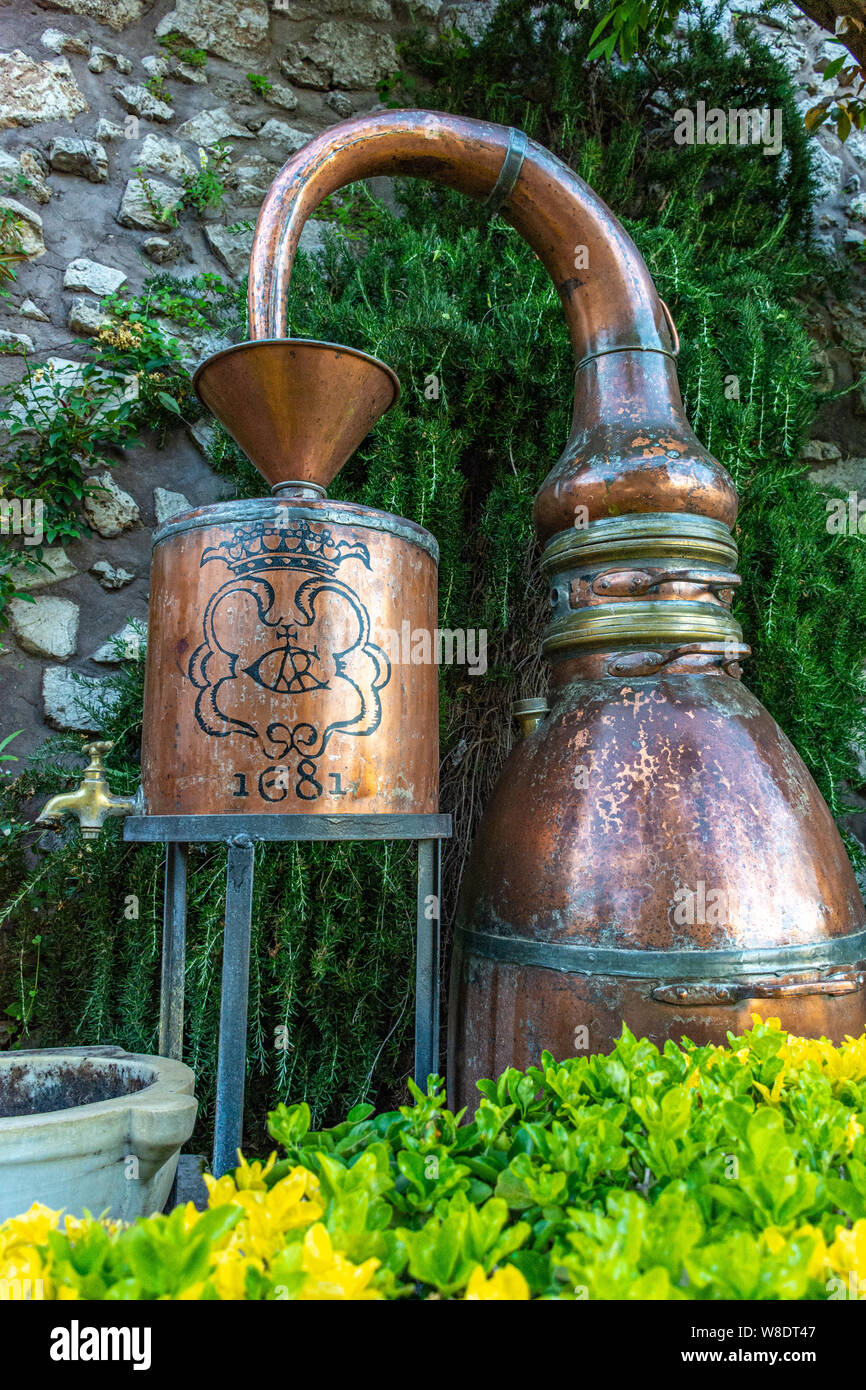 Italy, Capri, exhibition of ancient perfume distillers Stock Photo - Alamy