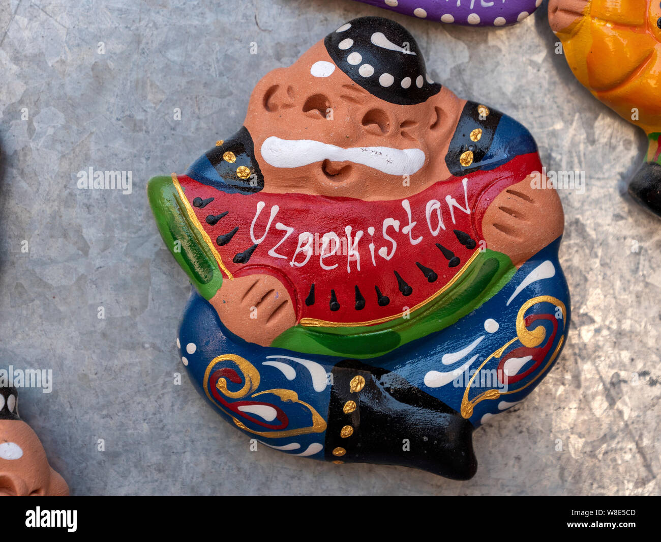 souvenirs in Tashkent, Uzbekistan, Asia Stock Photo