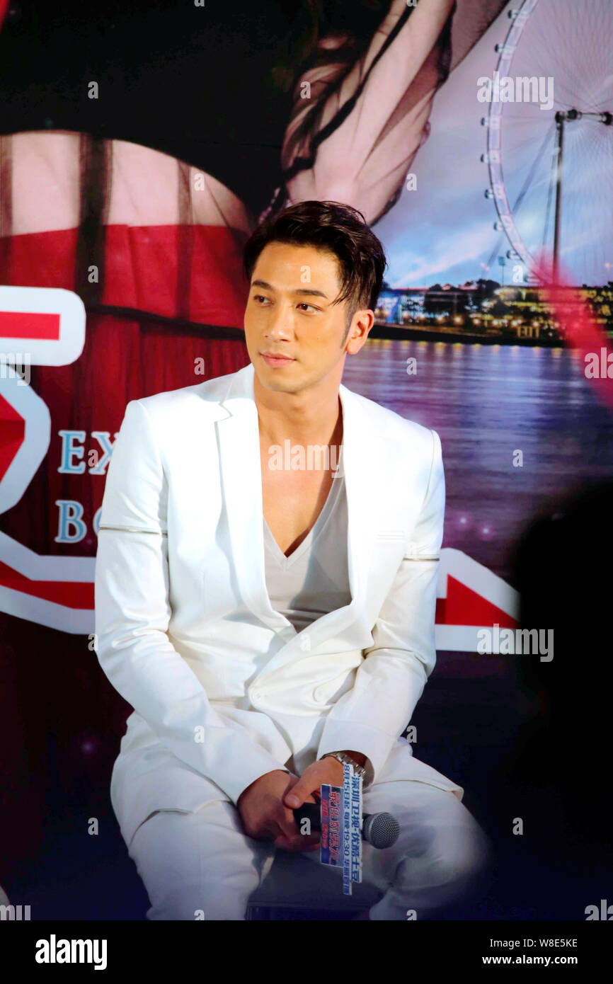 Hong Kong Singer And Actor Ron Ng Cheuk-Hai Attends A Press Conference For  His New Tv Drama 