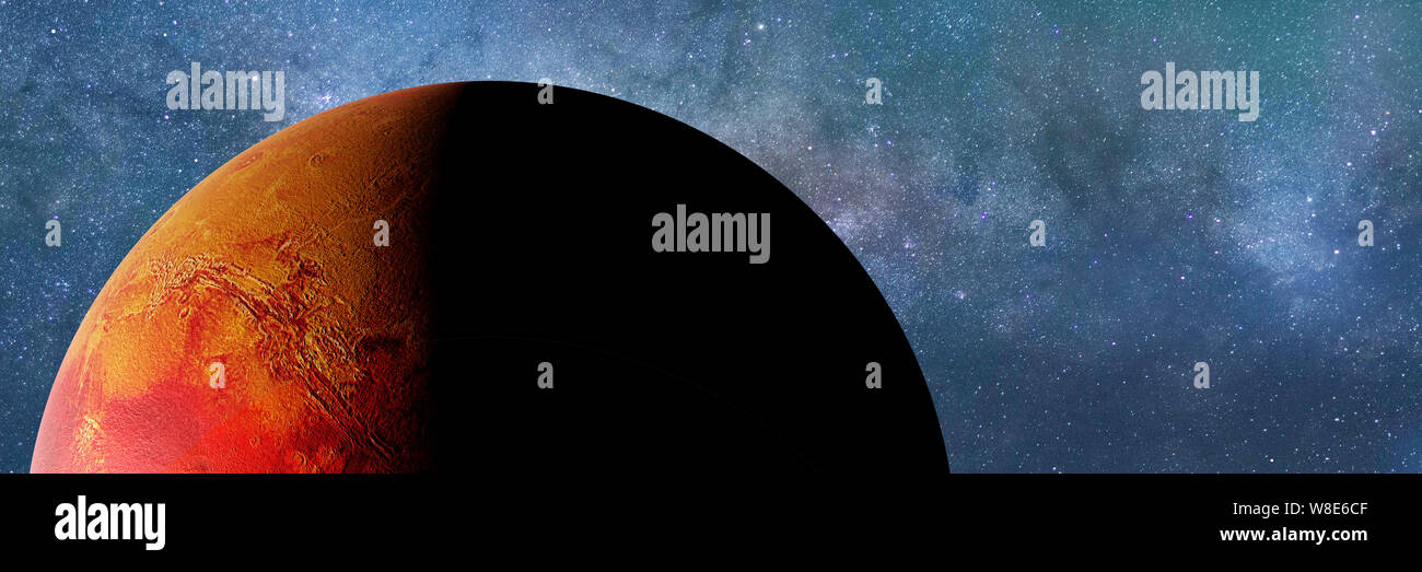 planet Mars at sunrise Stock Photo - Alamy