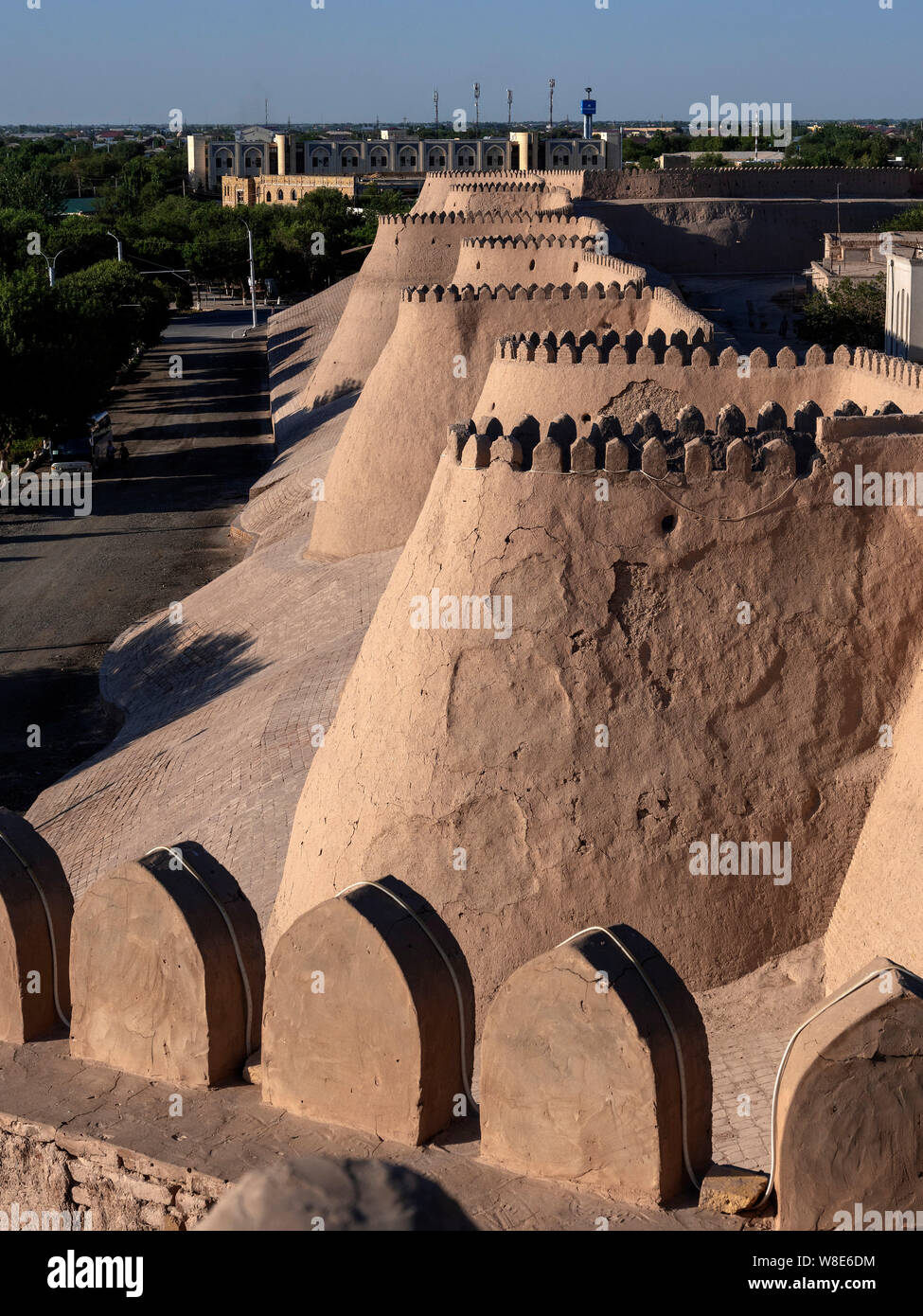 City Wall Historic City Ichan Qala Chiwa Uzbekistan Asia UNESCO City Wall Historic City Ichan Qala Chiwa Uzbekistan Asia UNESCO
