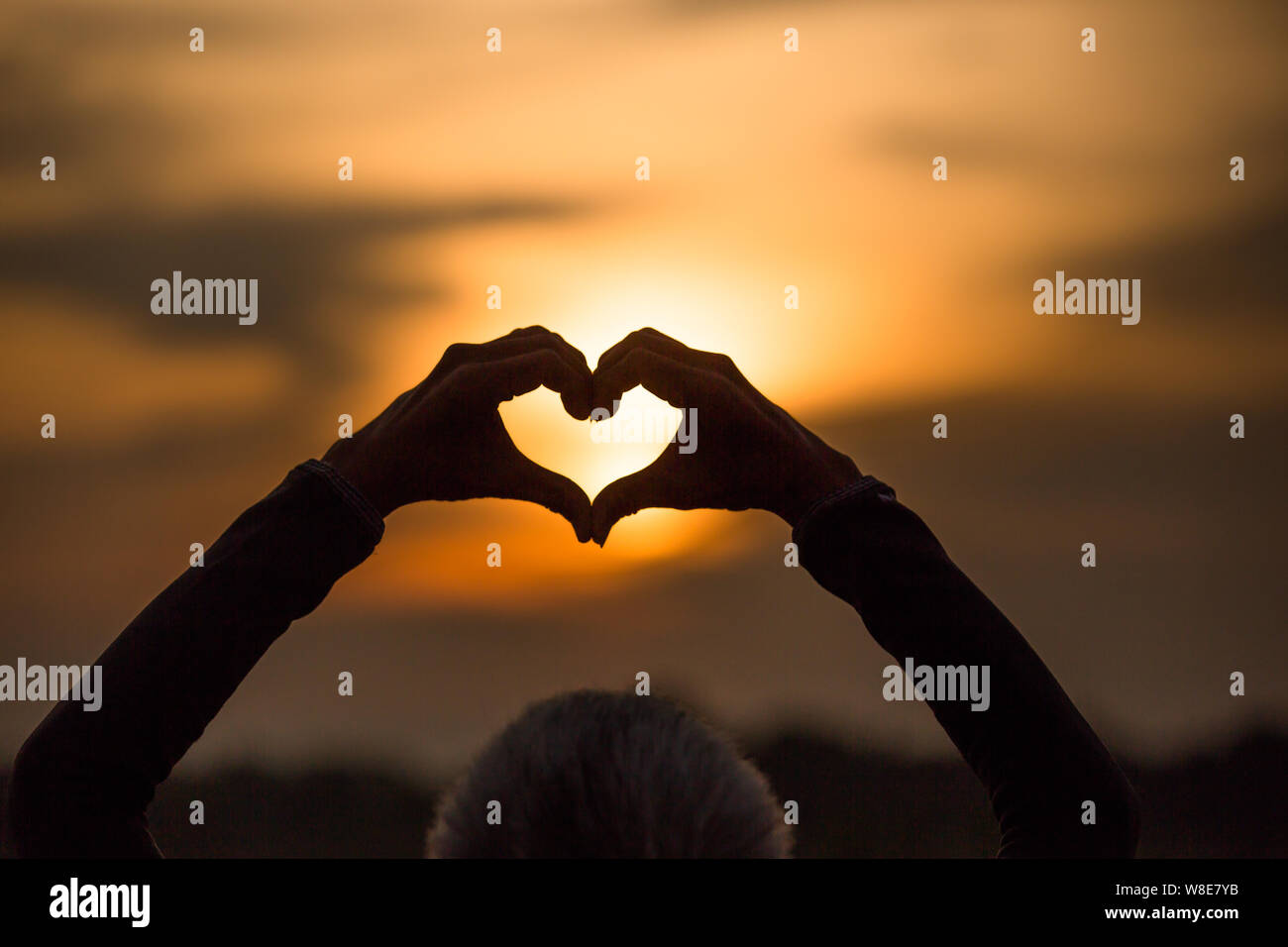 Couple making love silhouette hi-res stock photography and images - Alamy