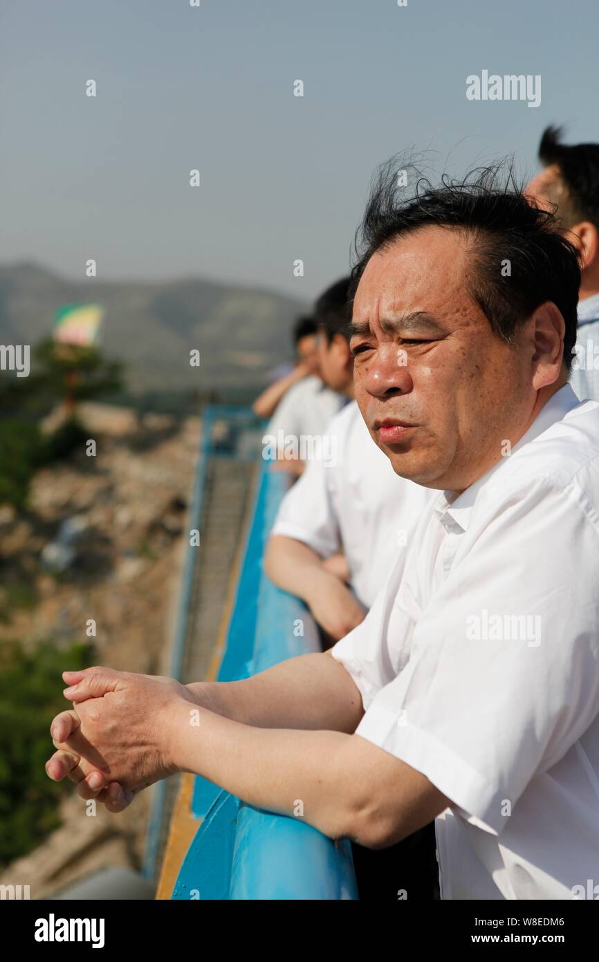 &ndash;FILE&ndash;Wang Min, then Communist Party chief of Jinan city, is pictured