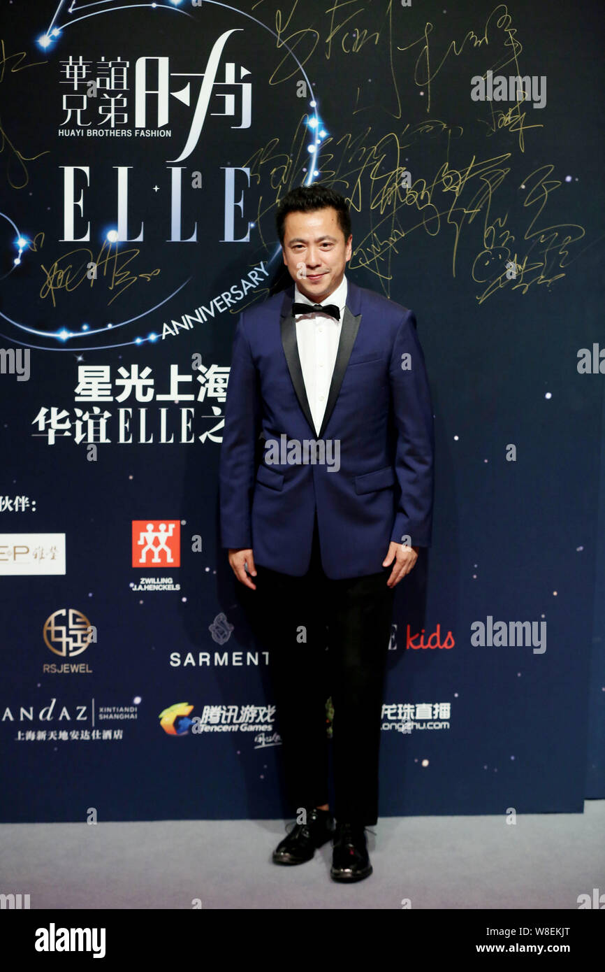 Wang Zhonglei, CEO of Huayi Brothers Media Corporation, poses at the ...