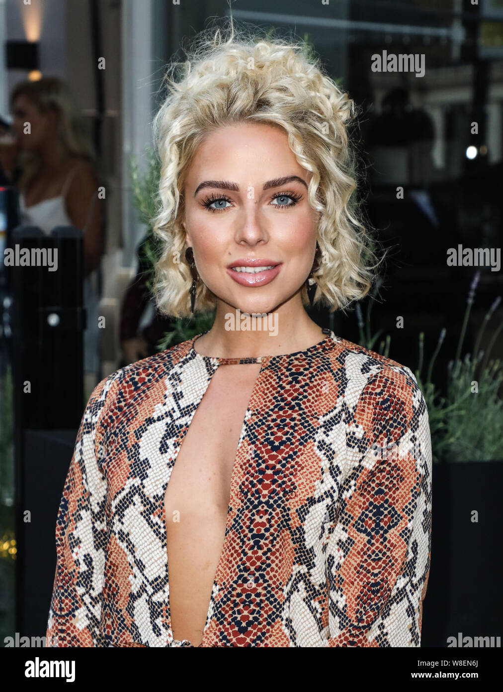 Gabby Allen attends the Bloomsbury Street Kitchen Restaurant Launch