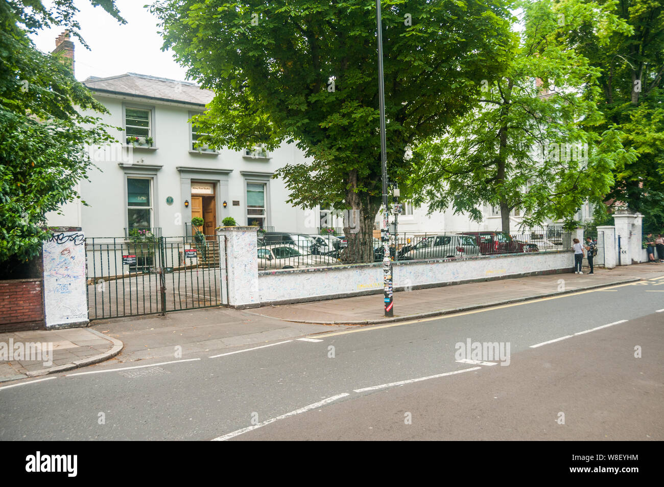 The Abbey Road studios situated on London’s Abbey Road and made famous by The Beatles. Stock Photo