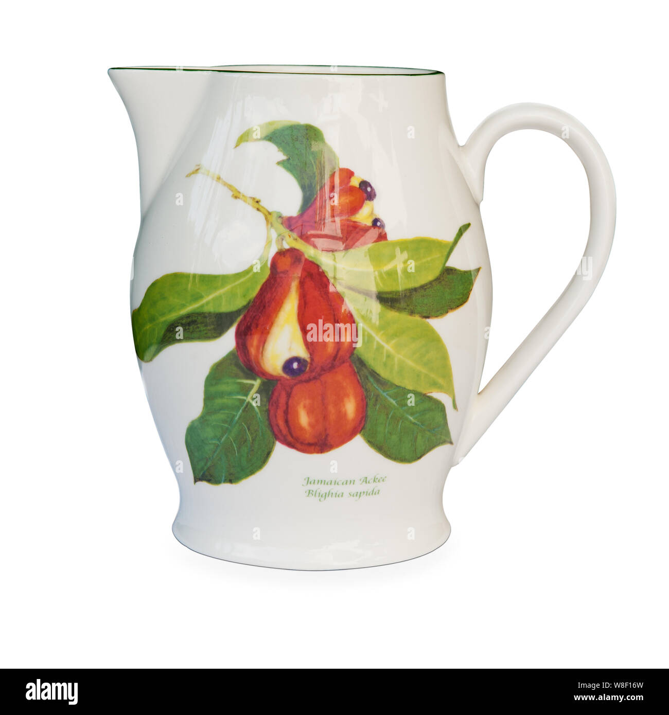 Pitcher from Jenny Mein's Jamaican ackee collection Stock Photo
