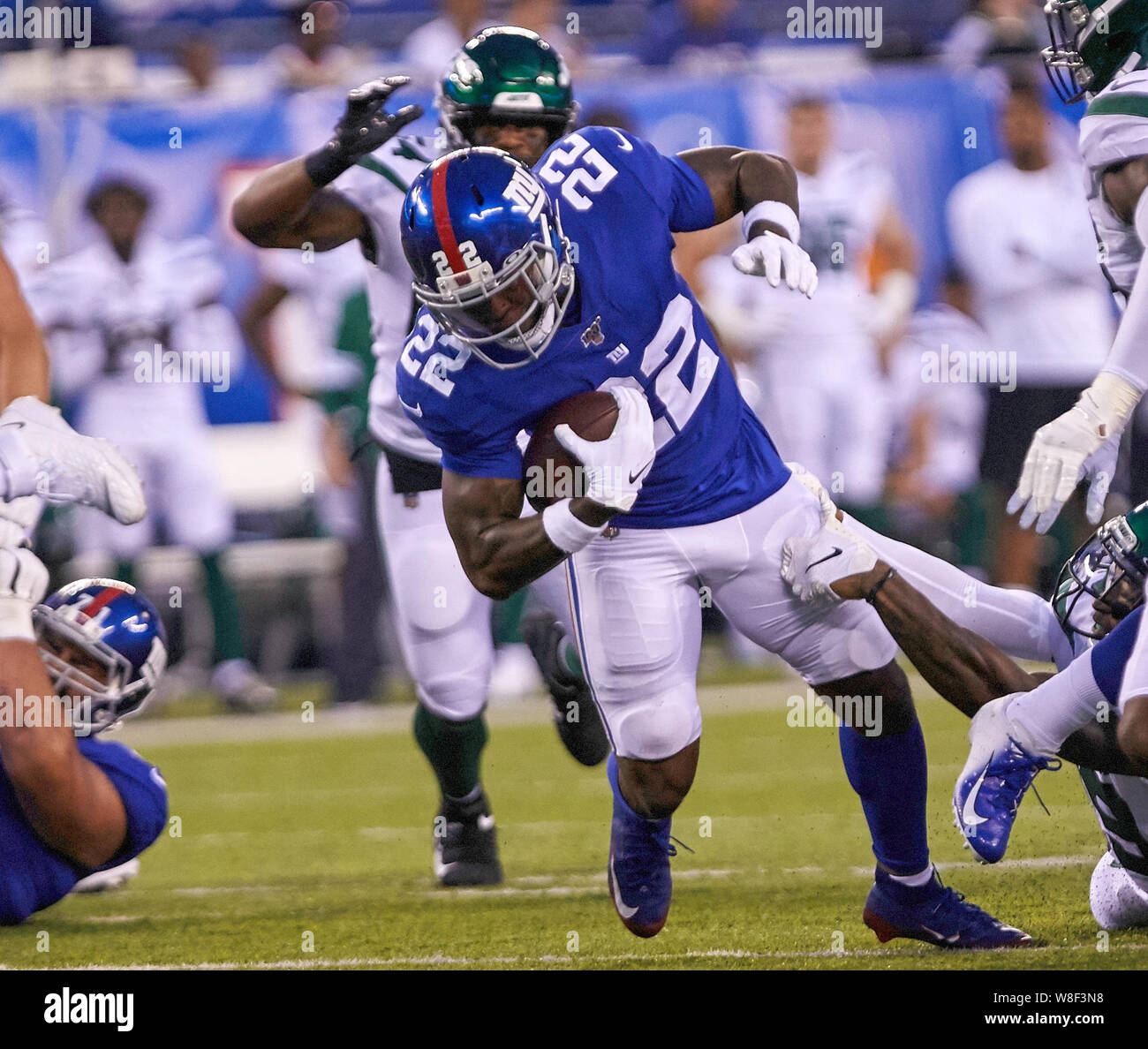August 9, 2019, East Rutherford, New Jersey, USA: New York Giants ...