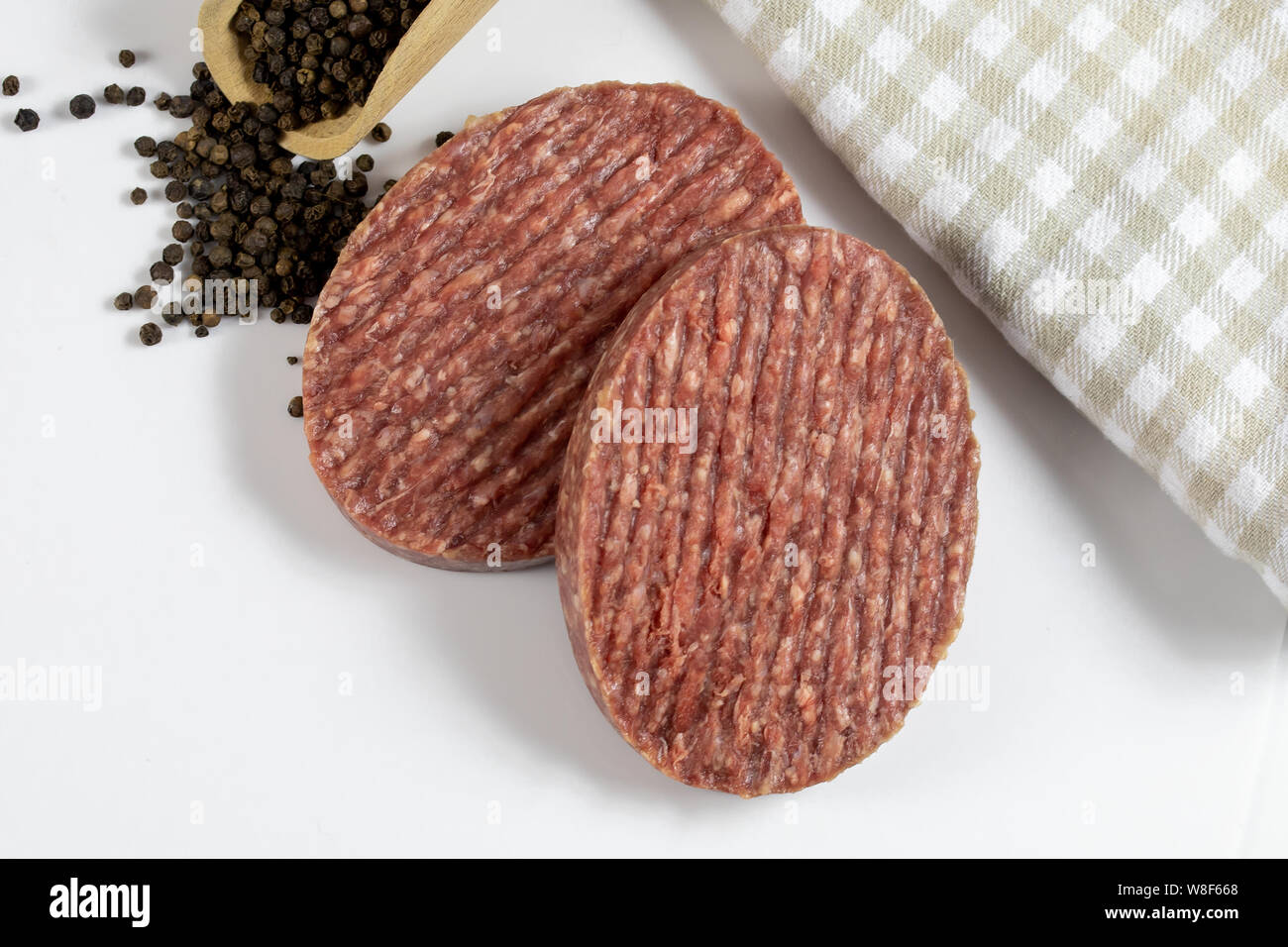 ground beef steak Stock Photo