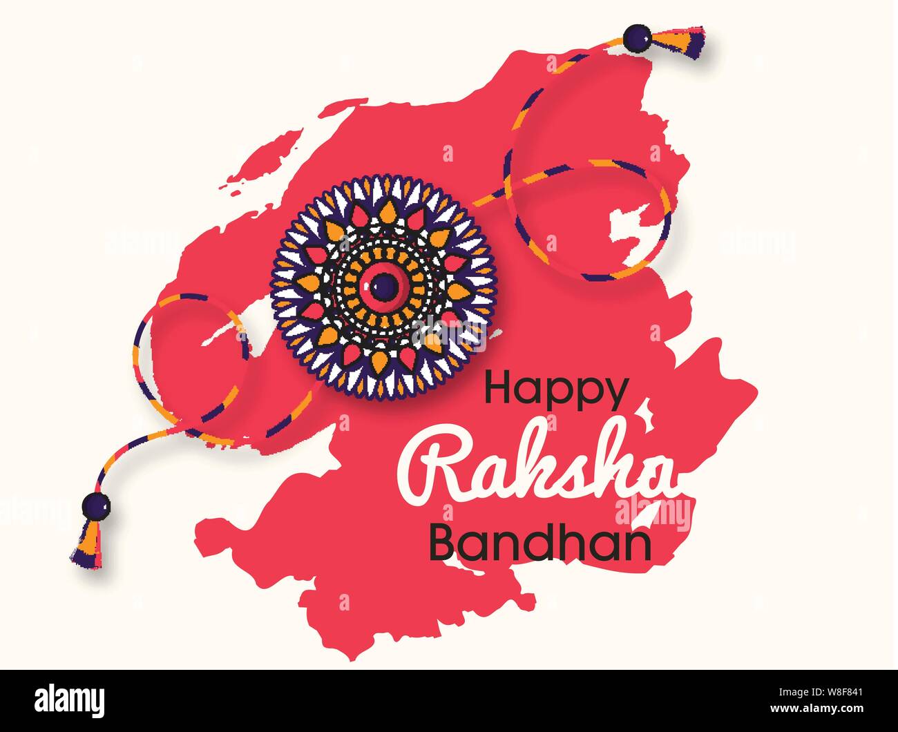 Beautiful rakhi with background for Happy Raksha Bandhan celebrations Stock  Vector Image & Art - Alamy