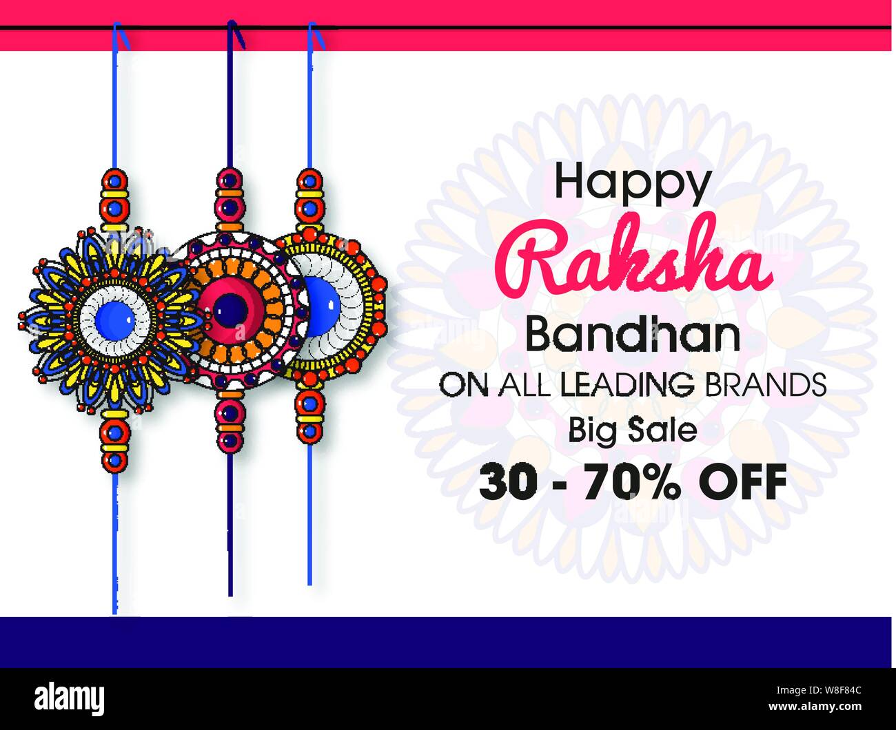 Beautiful rakhi with background for Happy Raksha Bandhan celebrations Stock  Vector Image & Art - Alamy