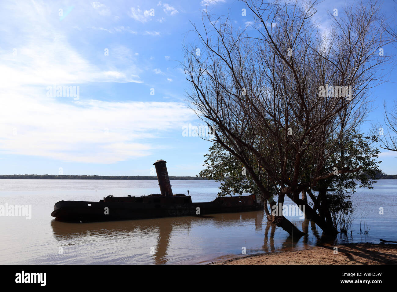 ENTRE RÍOS, View of National Park 'El Palmar', reserve of palms and original species 400 kilometers at north of Buenos Aires, Argentina Stock Photo