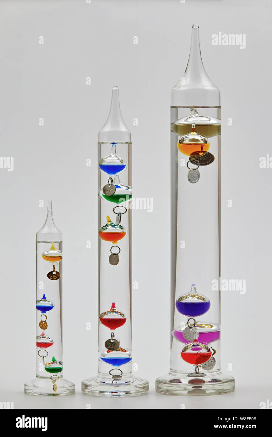 Galileo thermometer glass hi-res stock photography and images - Alamy