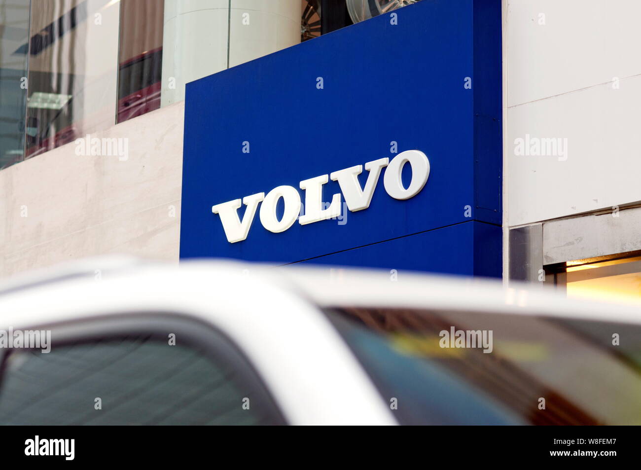 FILEView of a dealership of Volvo in Guangzhou city, south China's