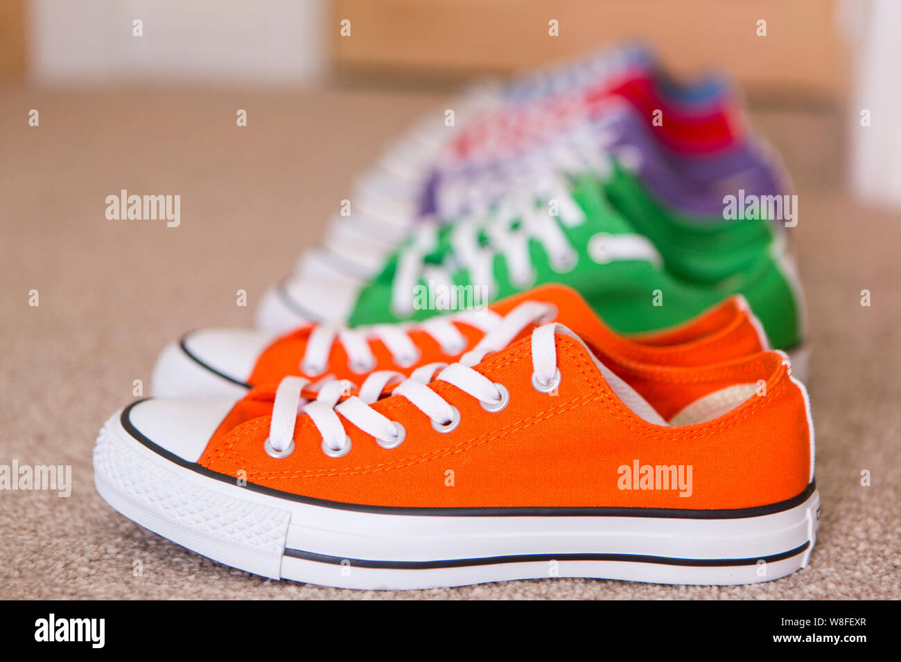Converse Trainers Stock Photo - Alamy
