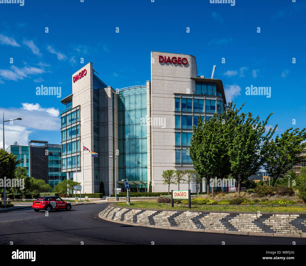 Diageo Plc HQ London Diageo Head Office / Diageo Headquarters - Diageo HQ building in Park Royal London UK Stock Photo