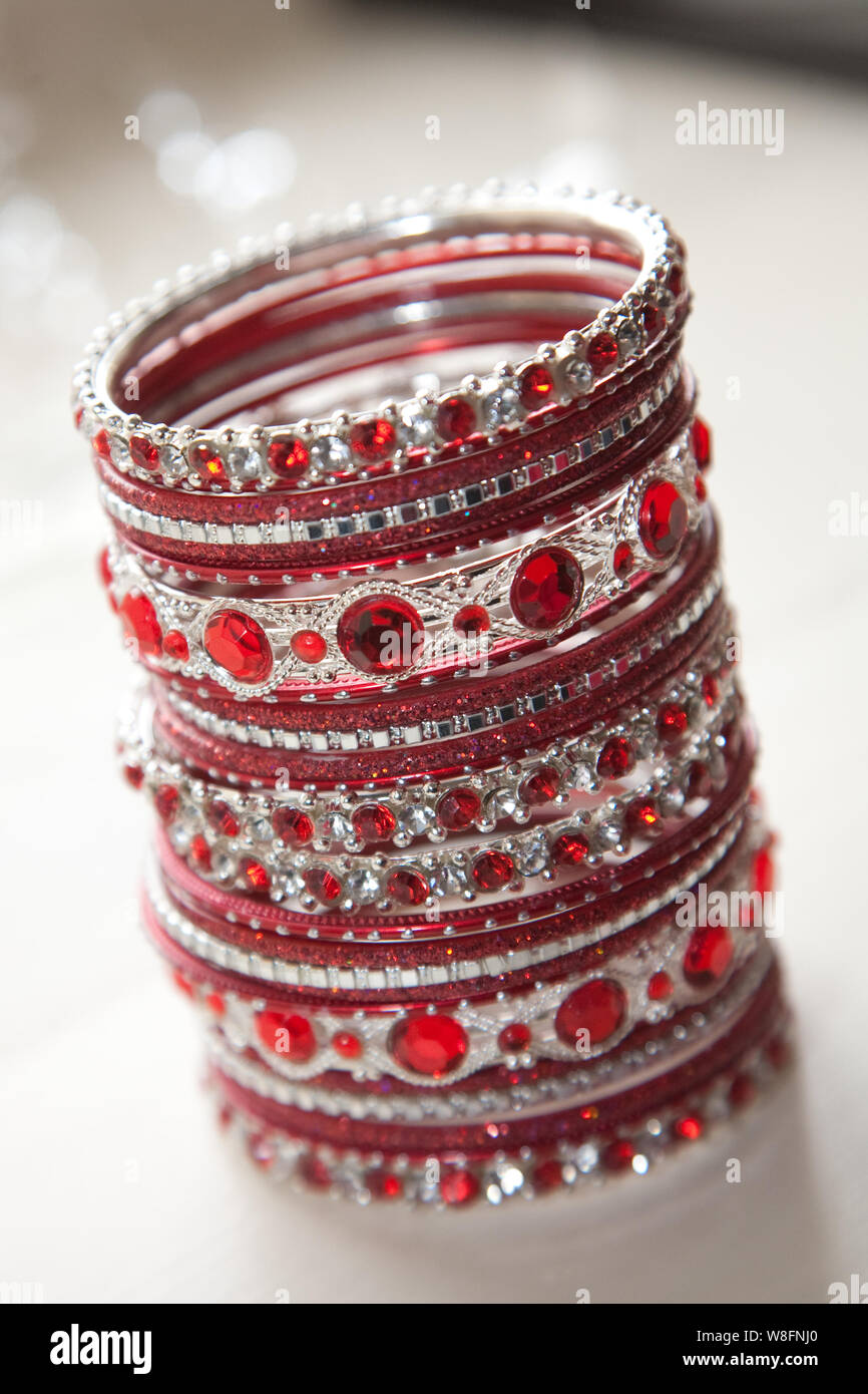 Traditional Indian / Asian Bracelets Stock Photo Alamy