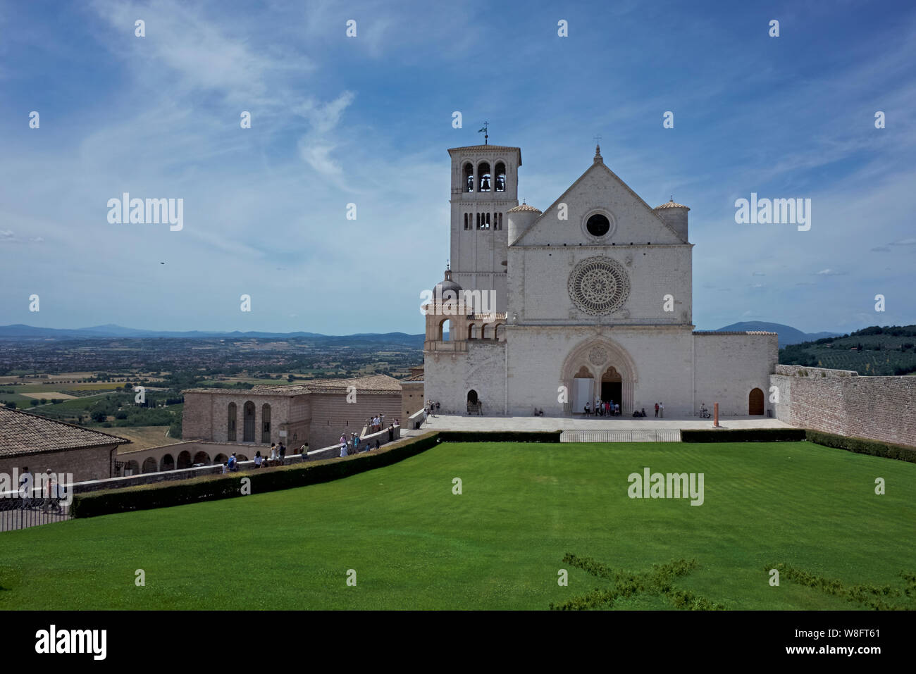 St Francis Cathedral in Assisi Stock Photo