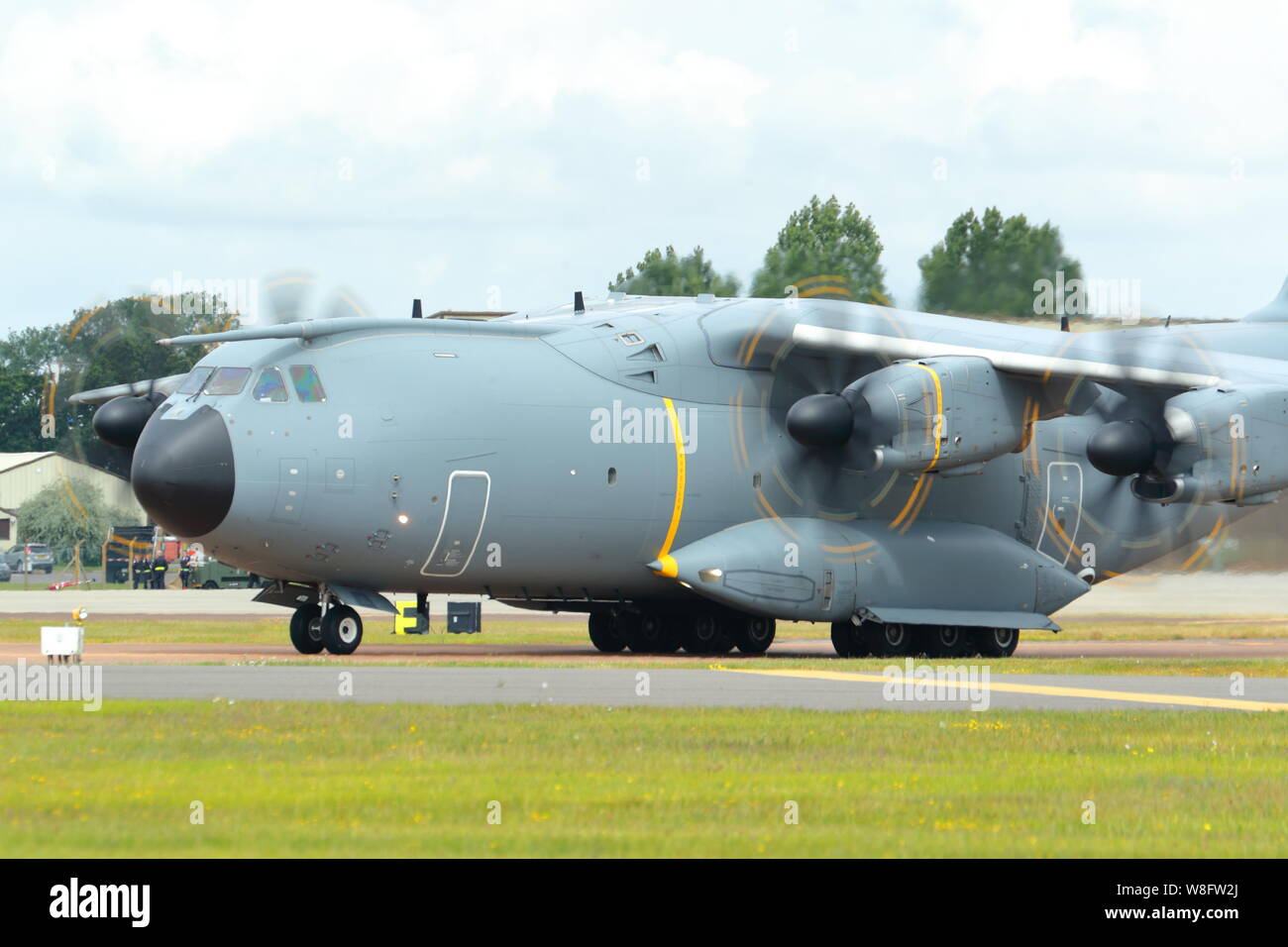 Spanish Airbus A400M at RIAT 2019 at RAF Fairford, Gloucestershire, UK Stock Photo