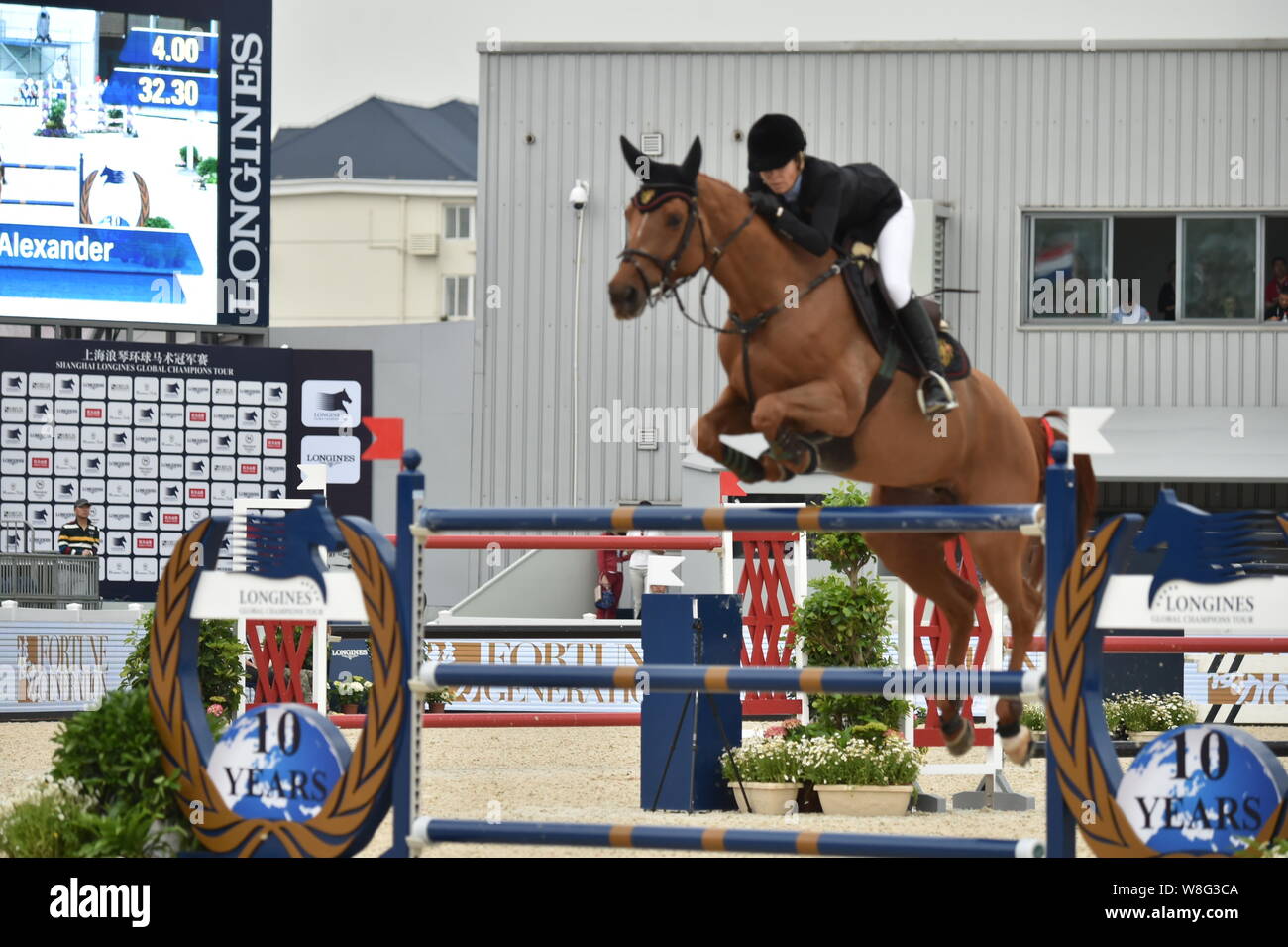Female Rider Alexander Australian equestrian rider Edwina Tops Alexander competes in the ...
