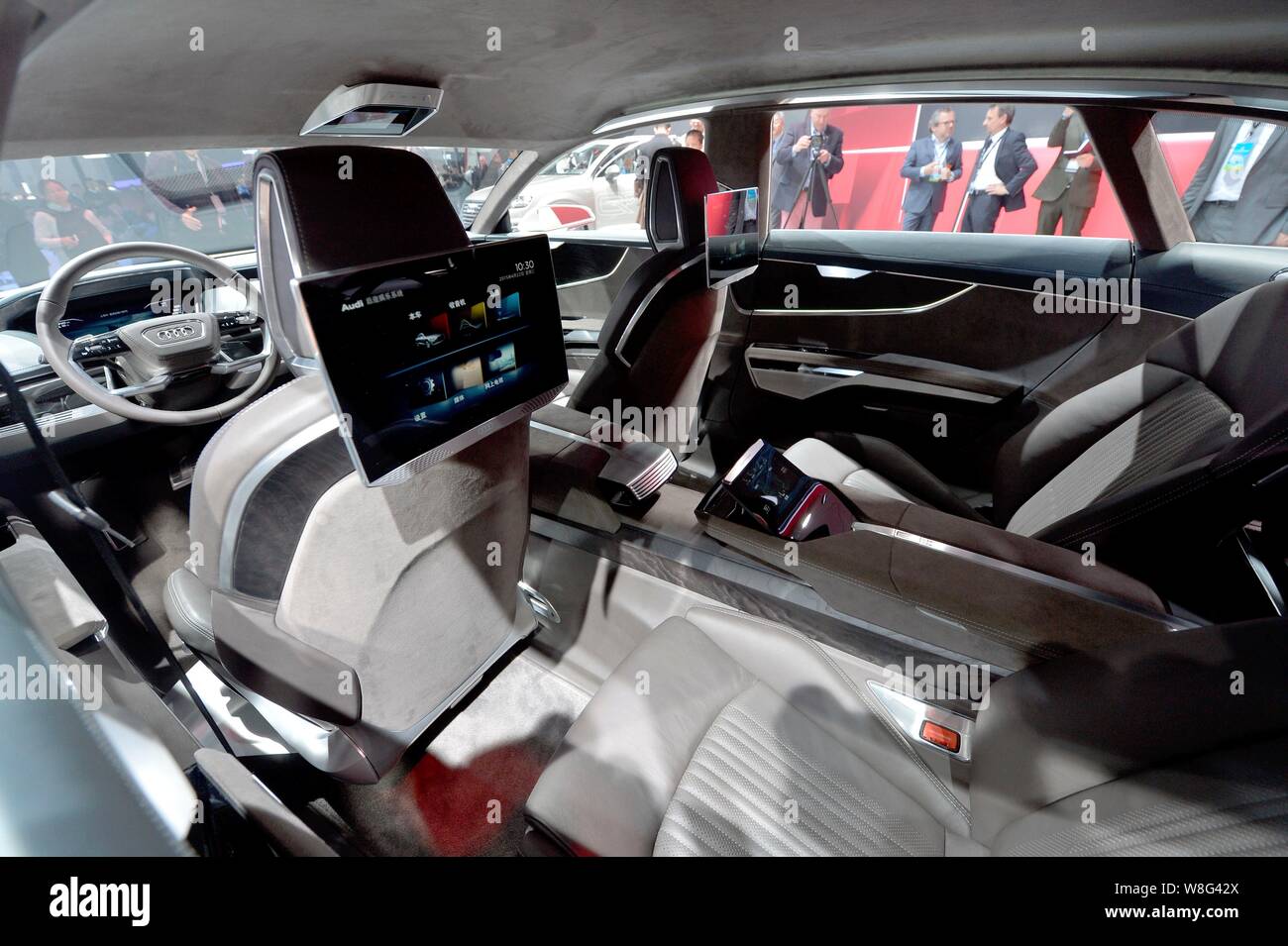 An Audi Prologue Allroad concept car is on display during the 16th ...