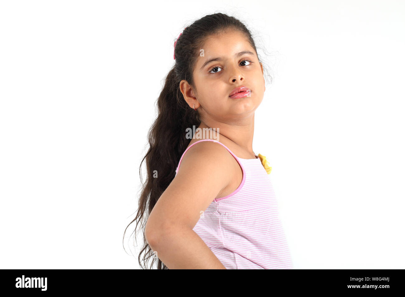 Indian beautiful girl thinking hi-res stock photography and images - Alamy