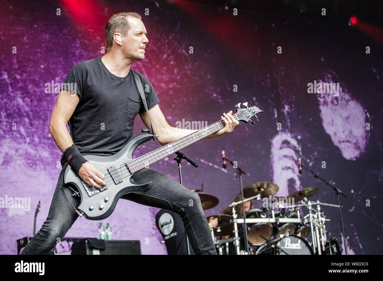 Children Of Bodom perform live on stage at Bloodstock Open Air Festival