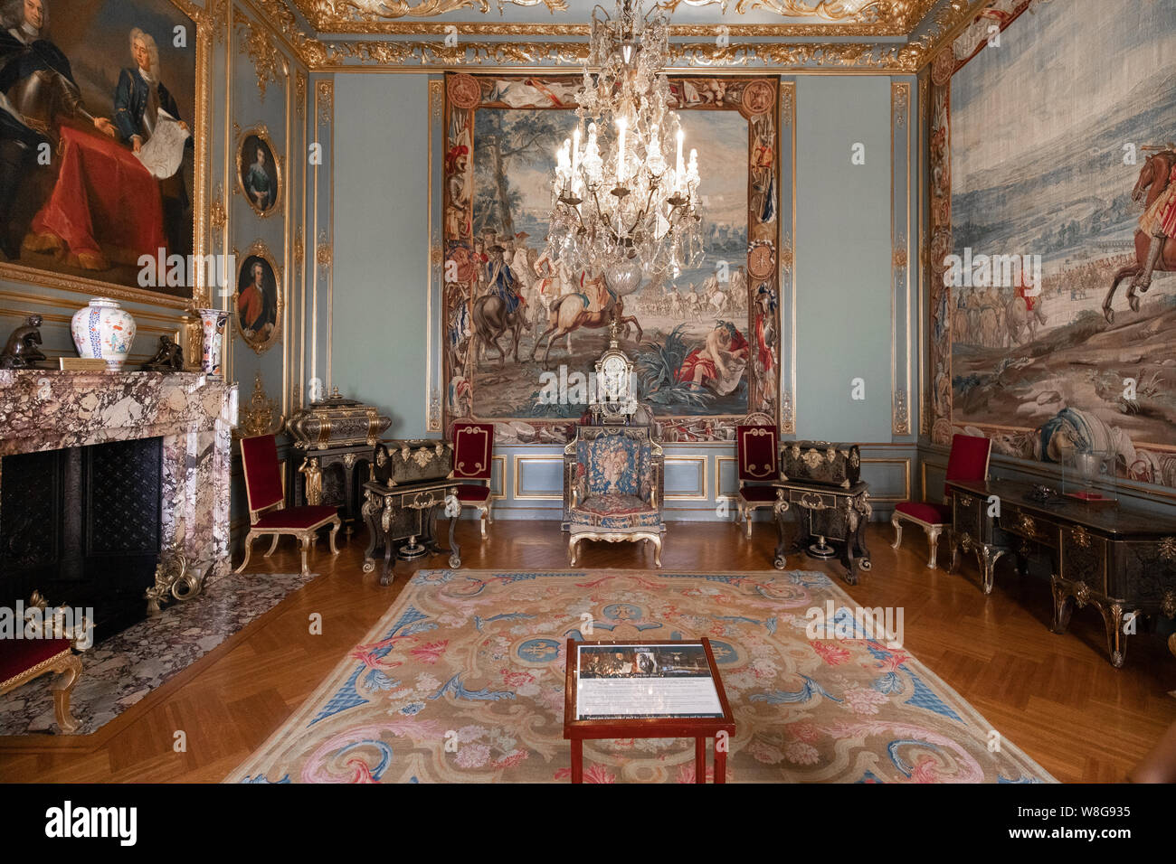 Blenheim Palace State rooms Stock Photo