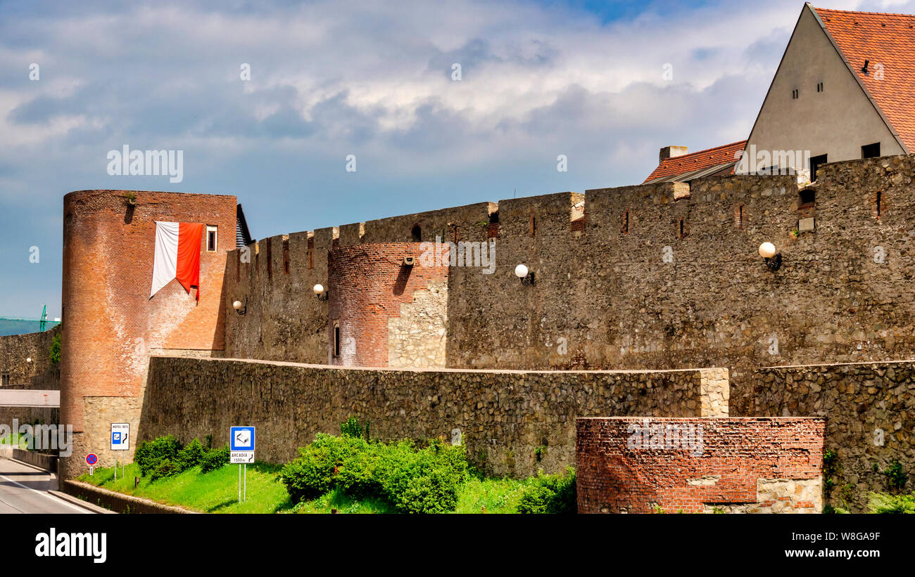 Old walls of Bratislava, Bratislava, Slovakia Stock Photo