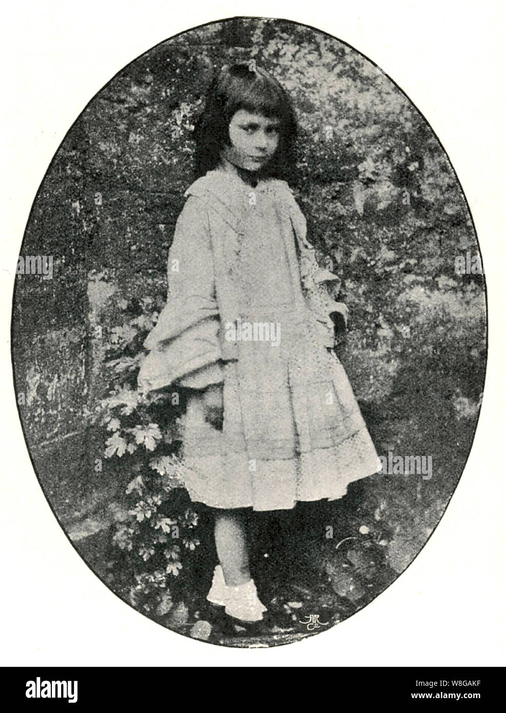ALICE LIDDELL (1852-1934) Friend of Lewis Carroll and model for Alice in Wonderland Stock Photo