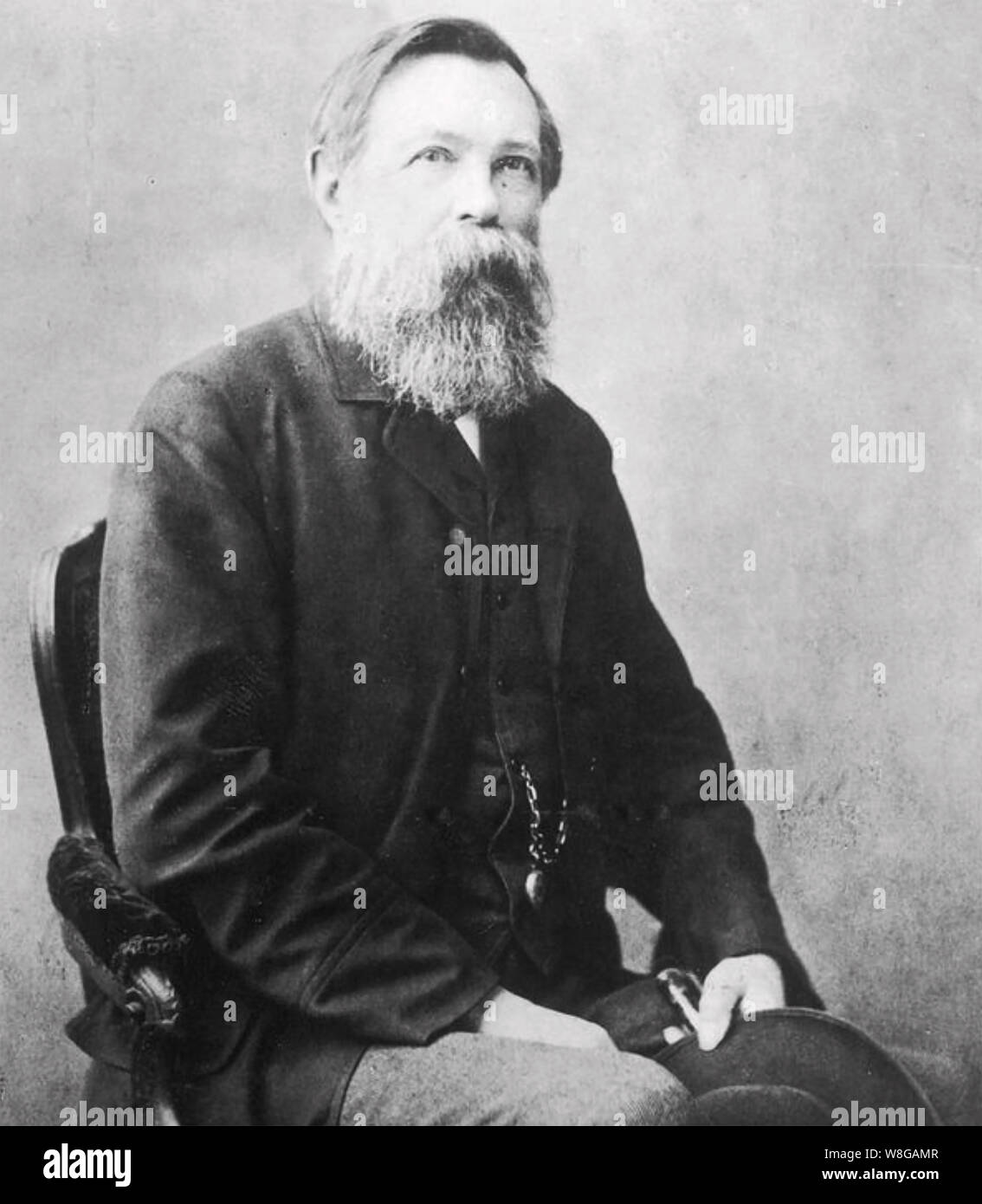 FRIEDRICH ENGELS (1820-1895) German philosopher, communist, journalist Stock Photo