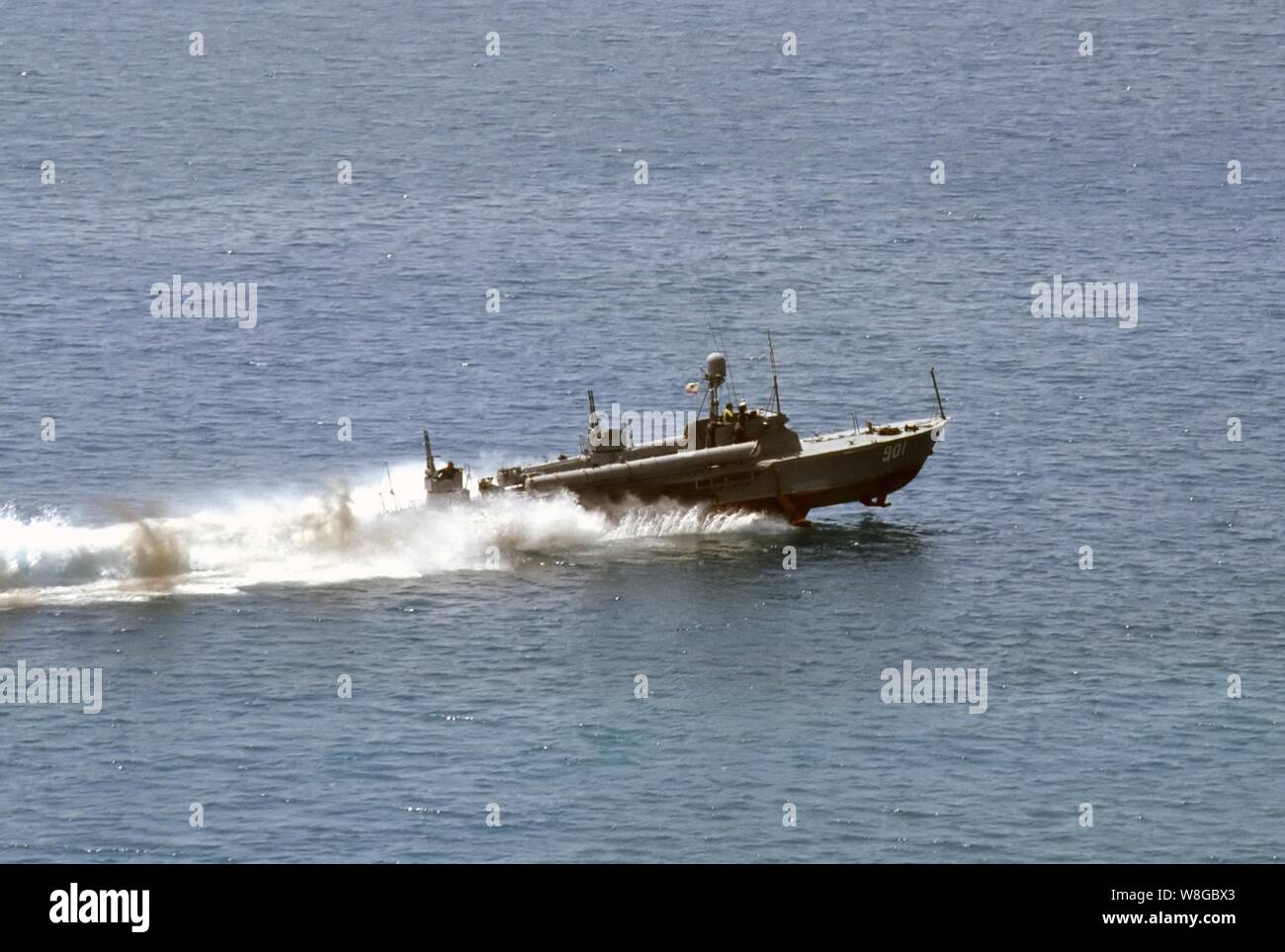 Albania, Huchuan class Chinese hydrofoil patrol boat patrolling the